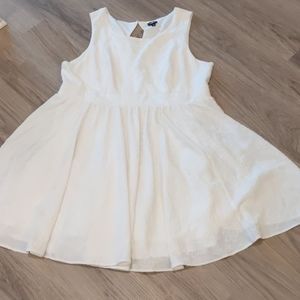 White Skater Dress
